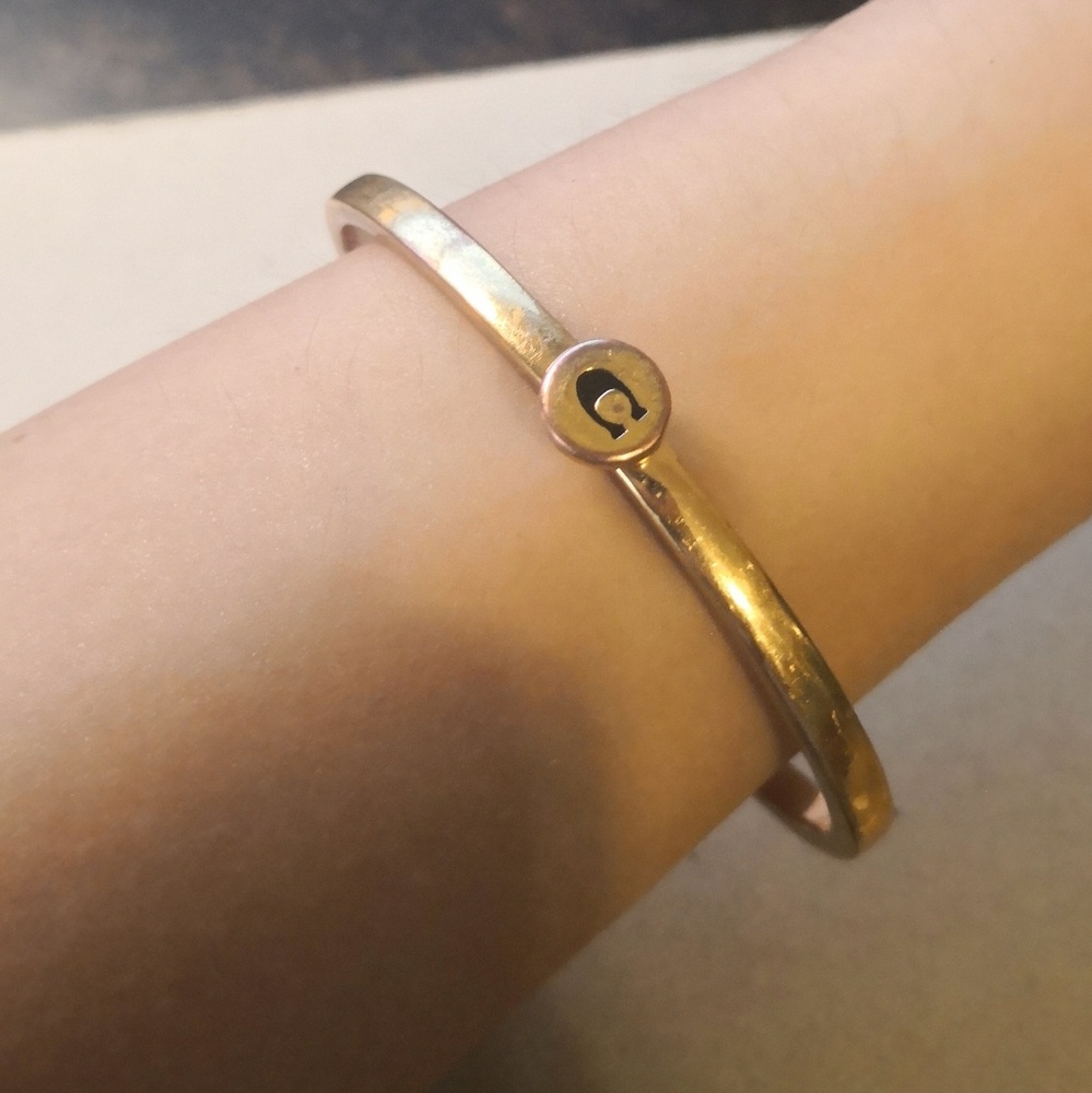 Coach golden bangle